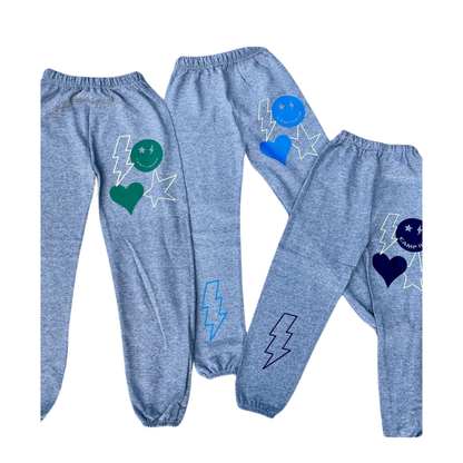 2-Star Bolt Love Sweatpants