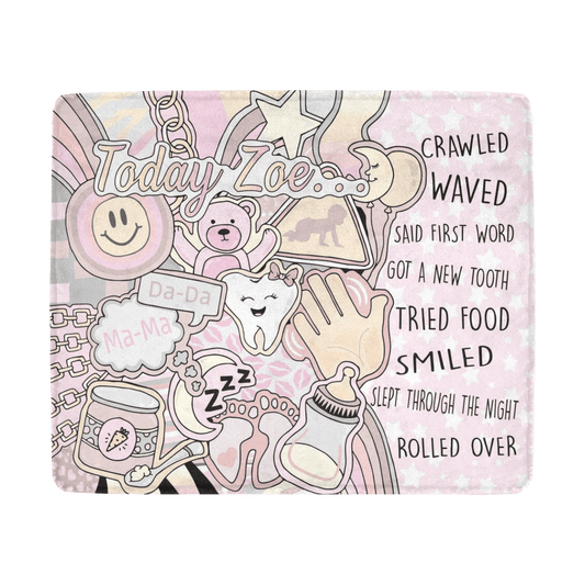 Today I...Girl Blanket