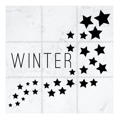 Personalized Playmat - Floating Stars with Marble