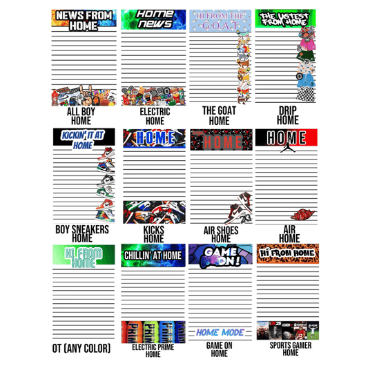 CreateD-Boys From Home Lined Notepad page 1 - Create'd