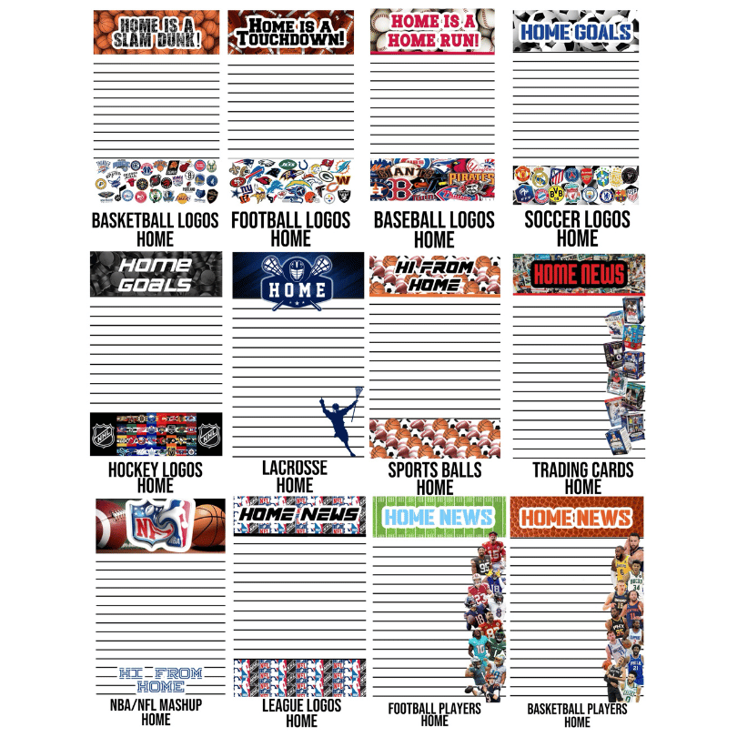 CreateD-Boys From Home Lined Notepad page 2 - Create'd