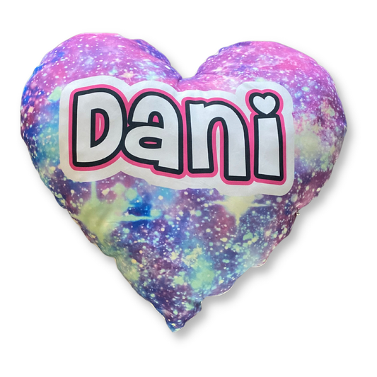 Namedrops-Personalized Autograph Camp Pillow_heart