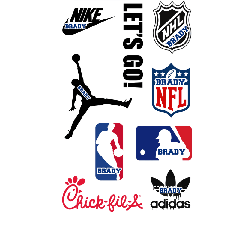 Namedrops-Personalized Cling It Sheet CI-81 Bussin