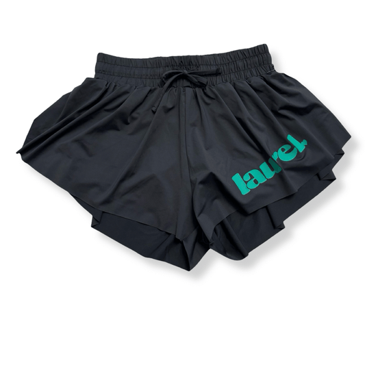 Laurel Black Flowy Short - YXL
