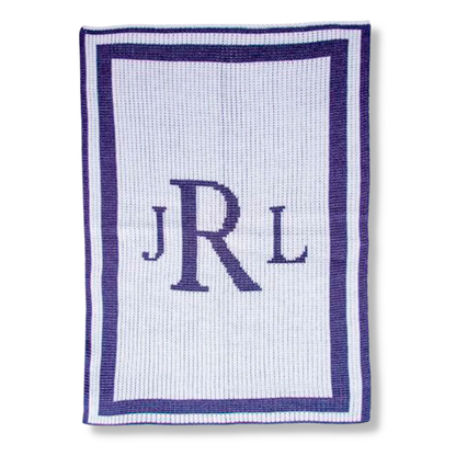 CLASSIC MONOGRAM STROLLER BLANKET