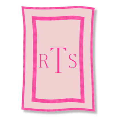 CLASSIC MONOGRAM STROLLER BLANKET
