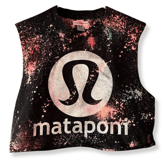 LL Camp Reverse Tie Dye Black Shirt