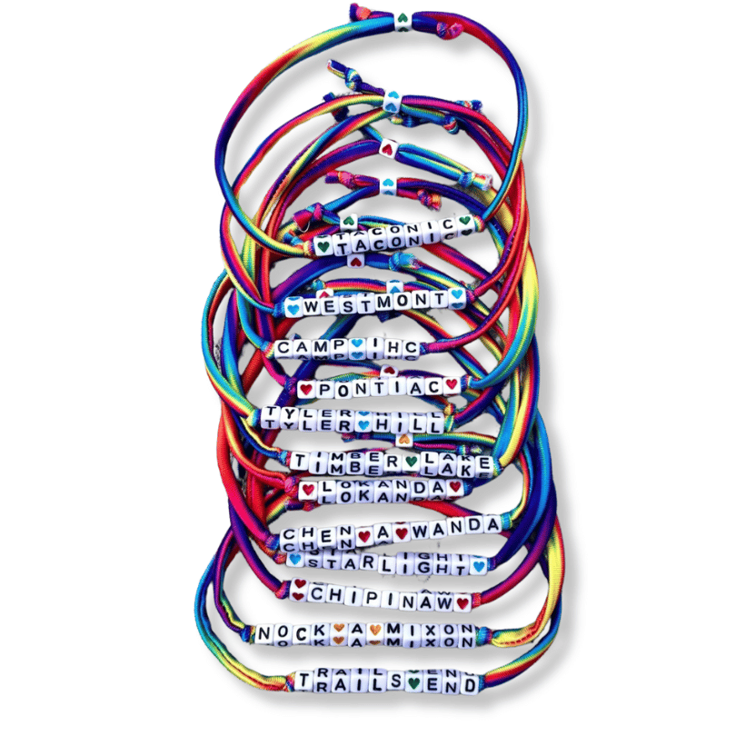 Tie Dye Choker and Tie Dye Bracelet