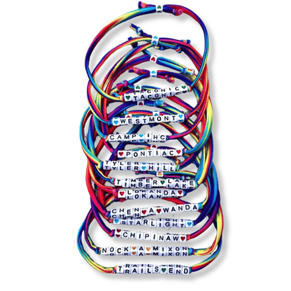 Tie Dye Choker and Tie Dye Bracelet