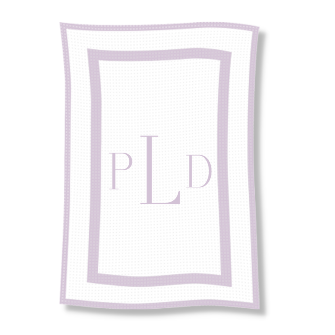 CLASSIC MONOGRAM STROLLER BLANKET