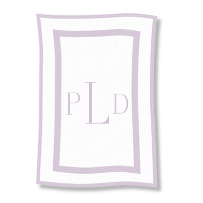 CLASSIC MONOGRAM STROLLER BLANKET