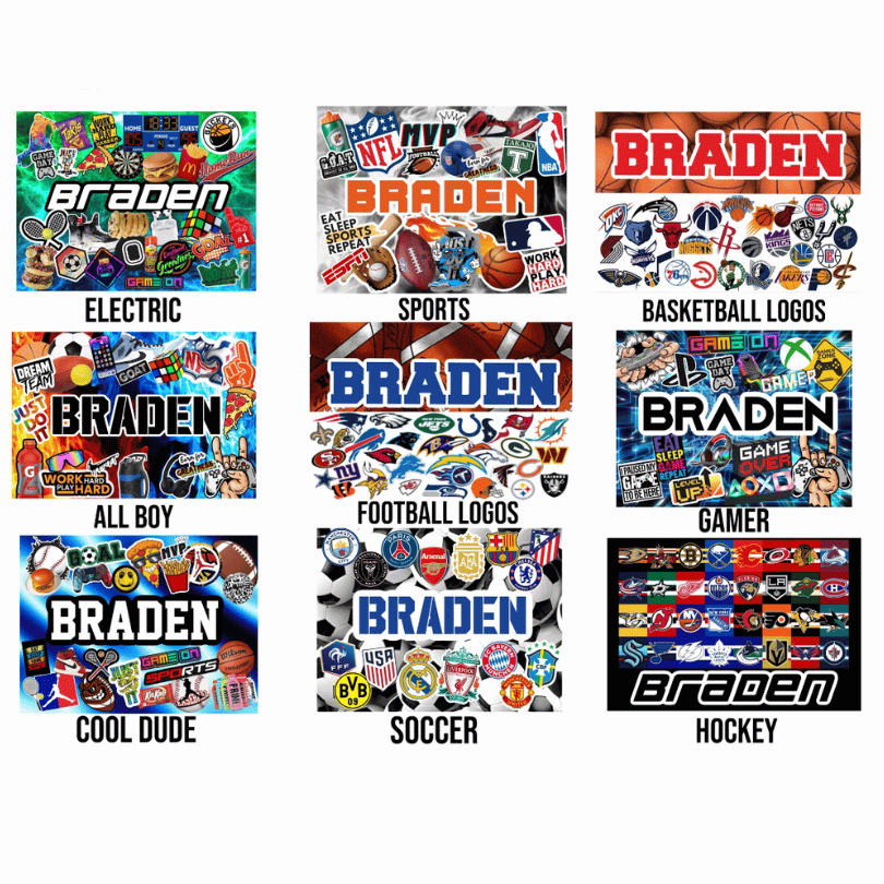 Create’d Boys Horizontal Pre-Designed Background Collage 2024