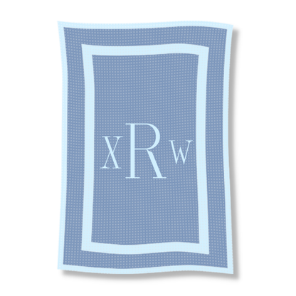 CLASSIC MONOGRAM STROLLER BLANKET