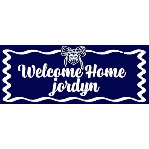 Welcome Home Banner – Bow & Logo