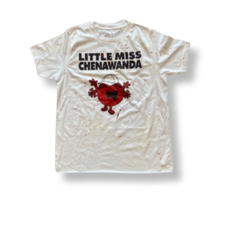 Little Miss Camp Shirt with Splatter Paint