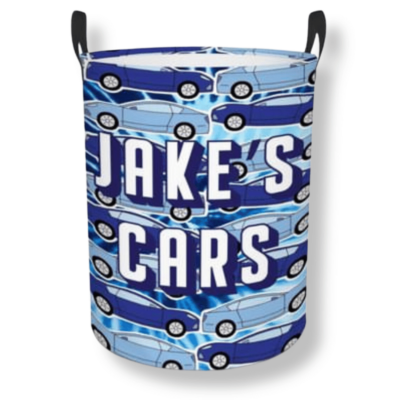 Cars Canvas Toy Bin