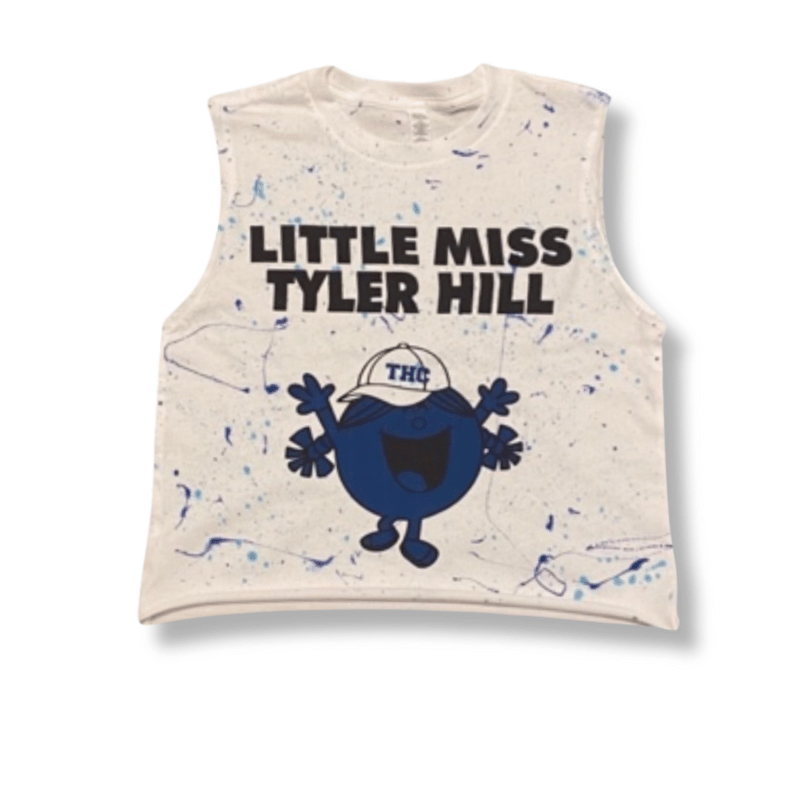 Little Miss Camp Shirt with Splatter Paint