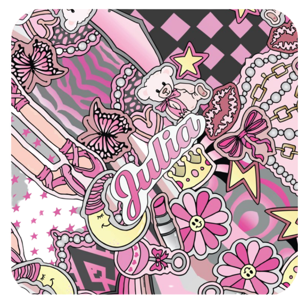 Baby Girl Lullaby Hooded Towel