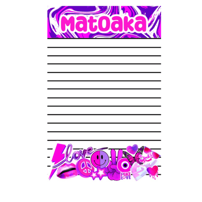 CreateD-Girls Camp Color Notepad Stationery