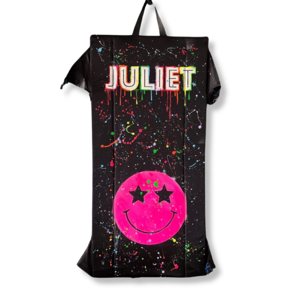 Painted Smiley Face Camp Chair