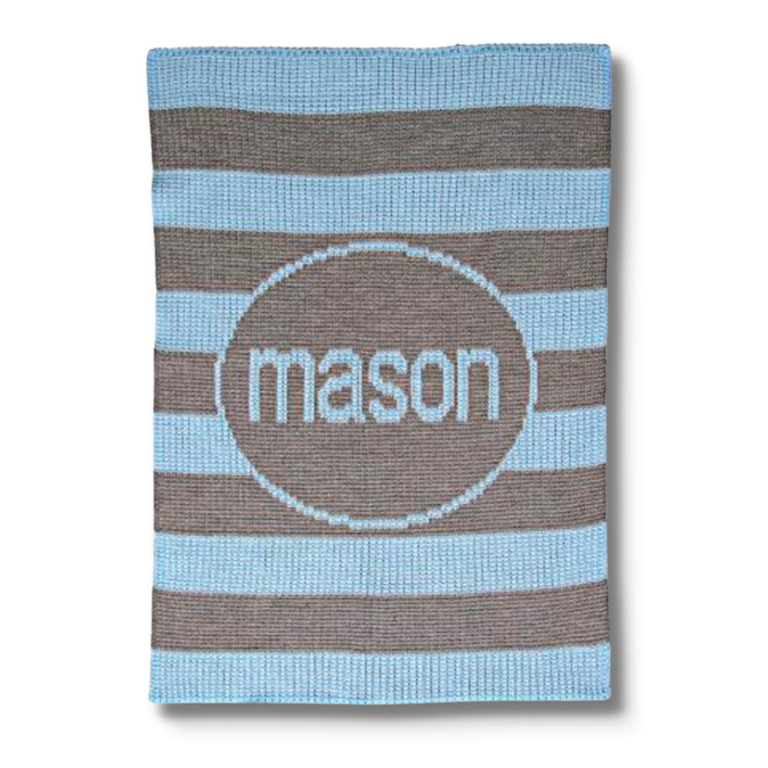 MODERN STRIPE STROLLER BLANKET