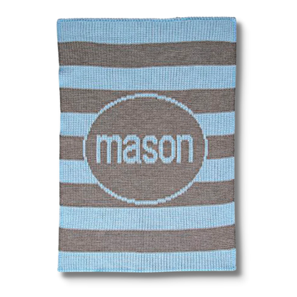 MODERN STRIPE STROLLER BLANKET