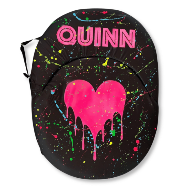 Painted Heart Camp Chair