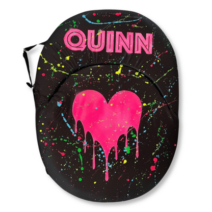 Painted Heart Camp Chair