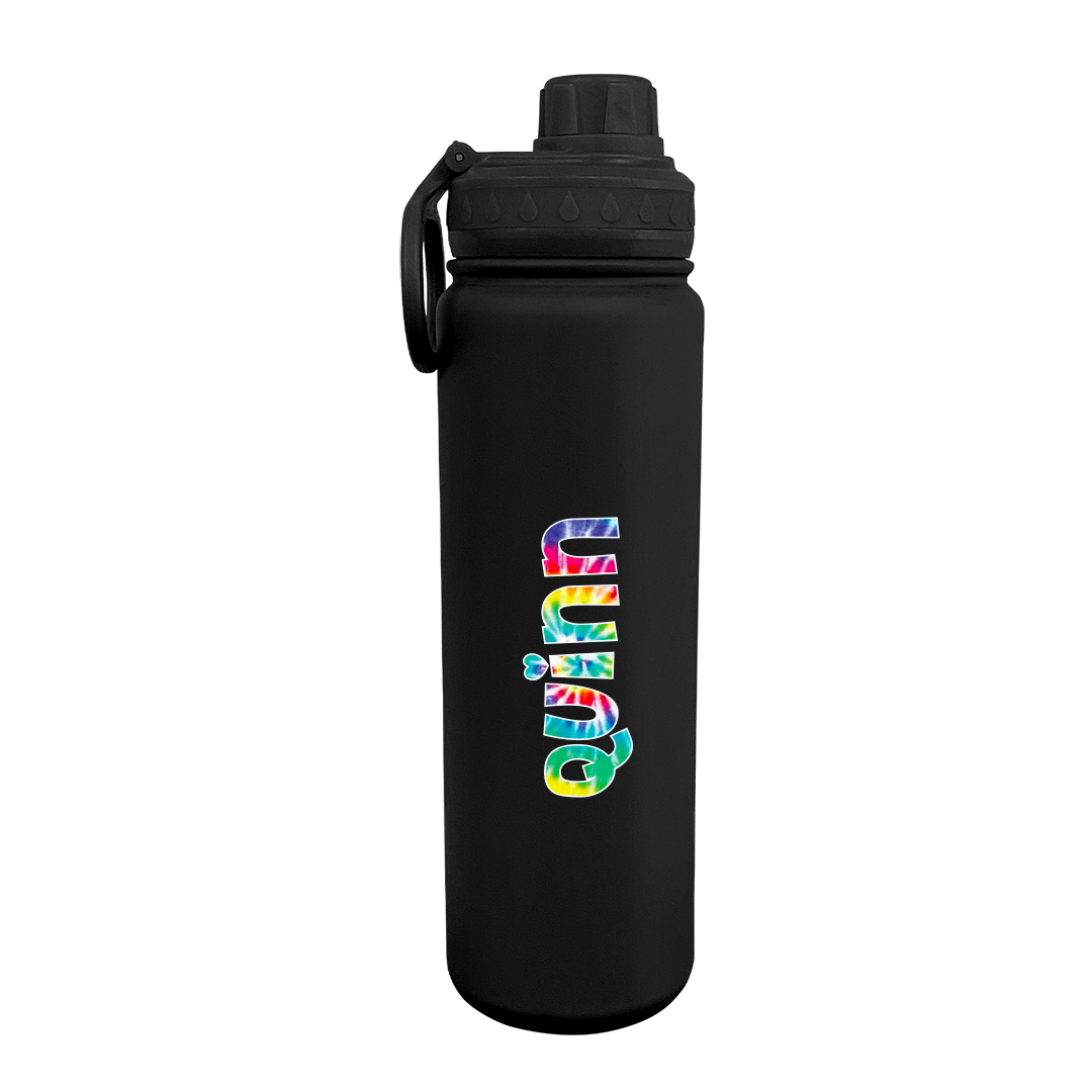 Tie Dye Personalized Water Bottle