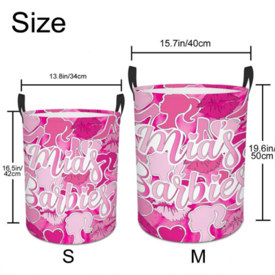 Dolls Canvas Toy Bin