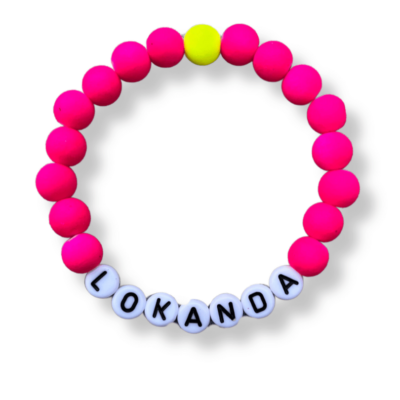 Chunky Neon Bead Bracelet
