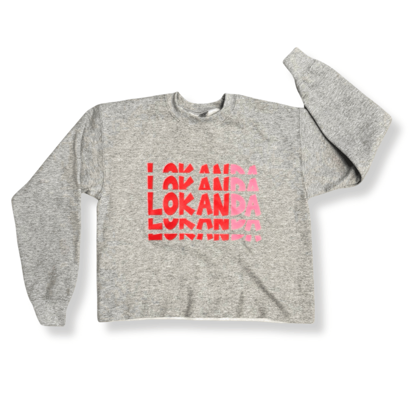 Lokanda Repeat Gray Crewneck Sweatshirt -YM