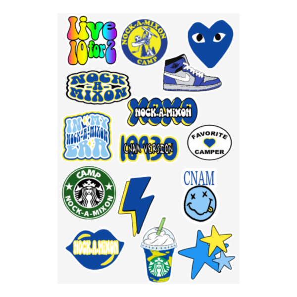 Camp Vibes Sticker Sheet (2024)