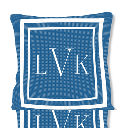 CLASSIC THICK &amp; THIN DOUBLE BORDER PILLOW