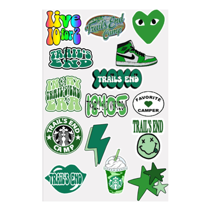 Camp Vibes Sticker Sheet