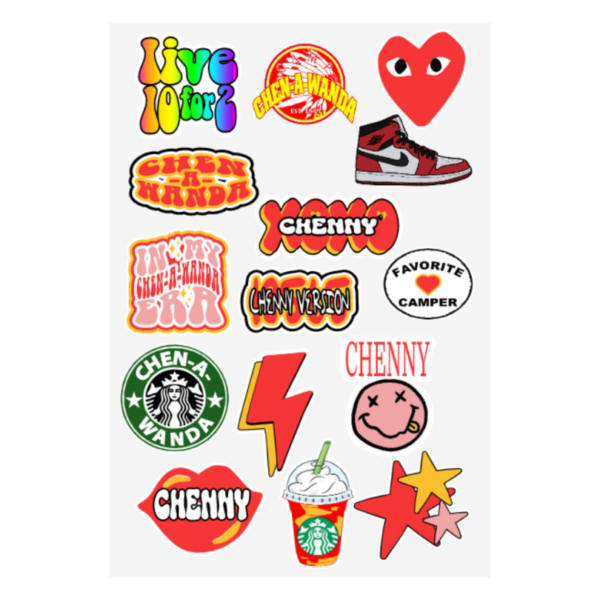 Camp Vibes Sticker Sheet (2024)