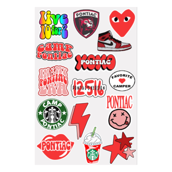 Camp Vibes Sticker Sheet (2024)