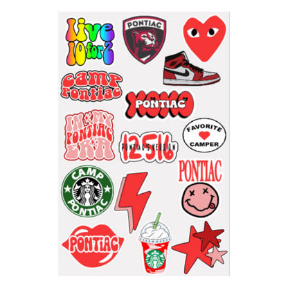 Camp Vibes Sticker Sheet (2024)