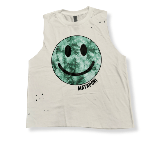 Mataponi Happy Face Cut Tank - YM