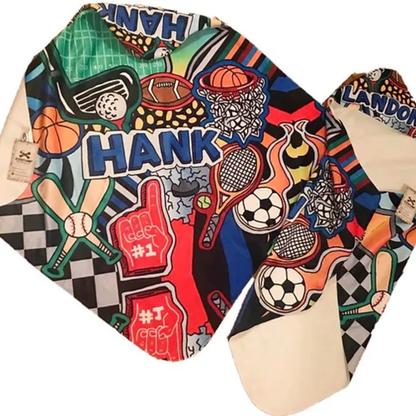 Sporty Hooded Baby Towel