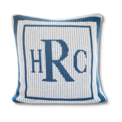 CLASSIC THICK &amp; THIN DOUBLE BORDER PILLOW