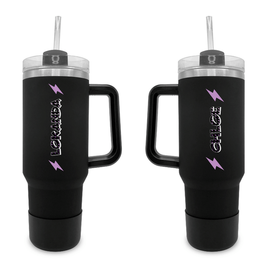 Mini Bolts- 40 0z Tumbler with Handle