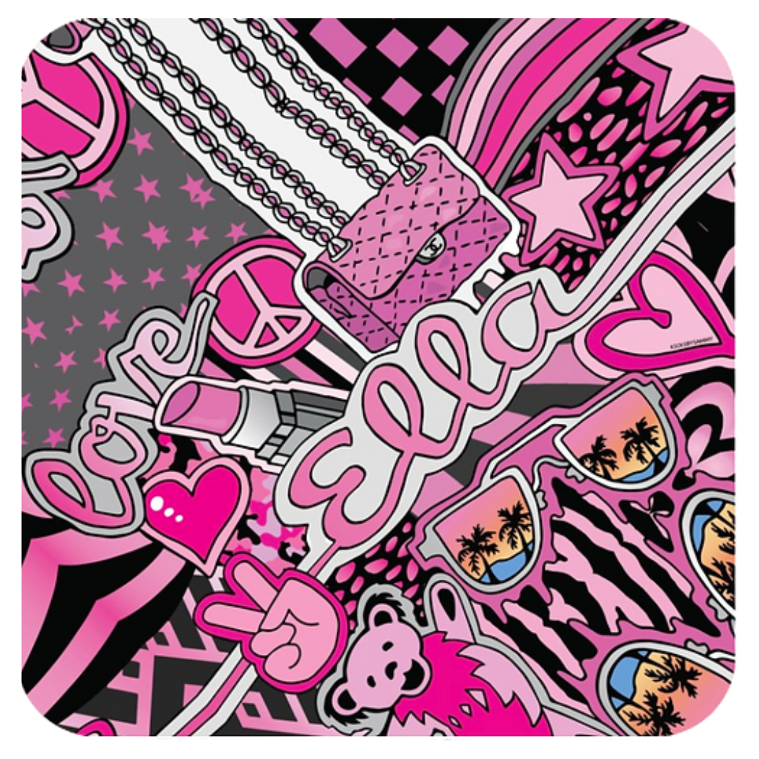 Girlie Girl Hooded Baby Towel