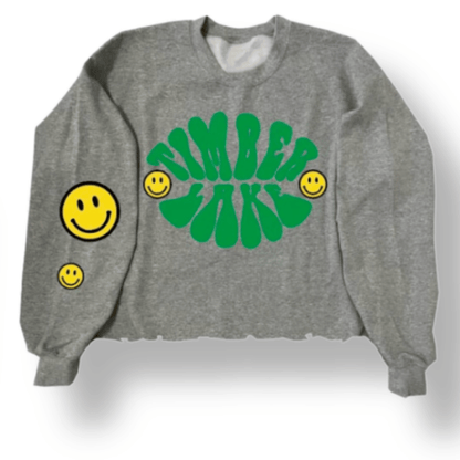 Smile Patches Camp Crewneck