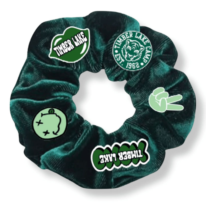 Solid Color Camp Scrunchies