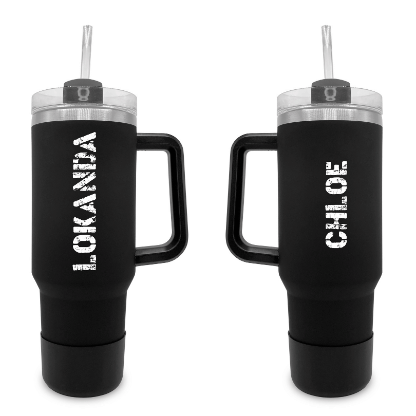 Grunge - 40 0z Tumbler with Handle