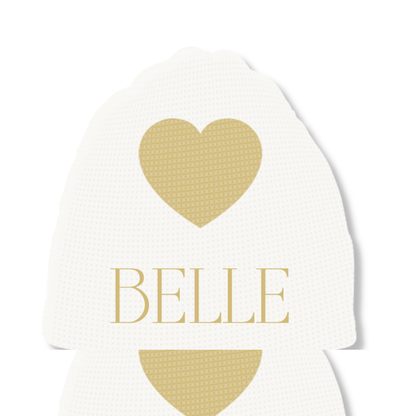 METALLIC SINGLE HEART HAT - REGULAR OR EARFLAP