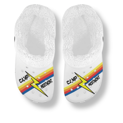 Crock Inspired Shoe - Stripes &amp; Rainbow