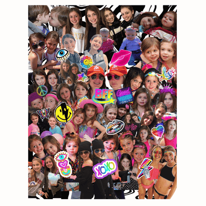 Photo Collage Blanket