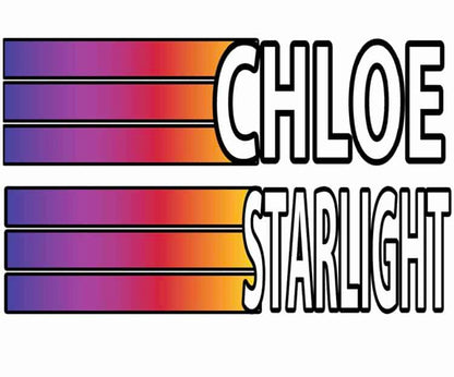 4 - 3 Stripe Ombre Nameplate Decal